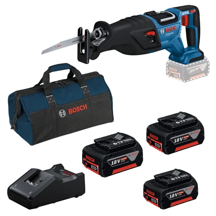 Bosch GSA 185-LI Akülü Panter Testere 5 Ah x 3 adet