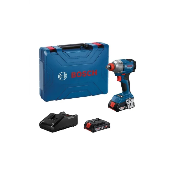 BOSCH GDX 18V-285 Çift Akülü Darbeli Somun Sık 2*2 AH AKÜ