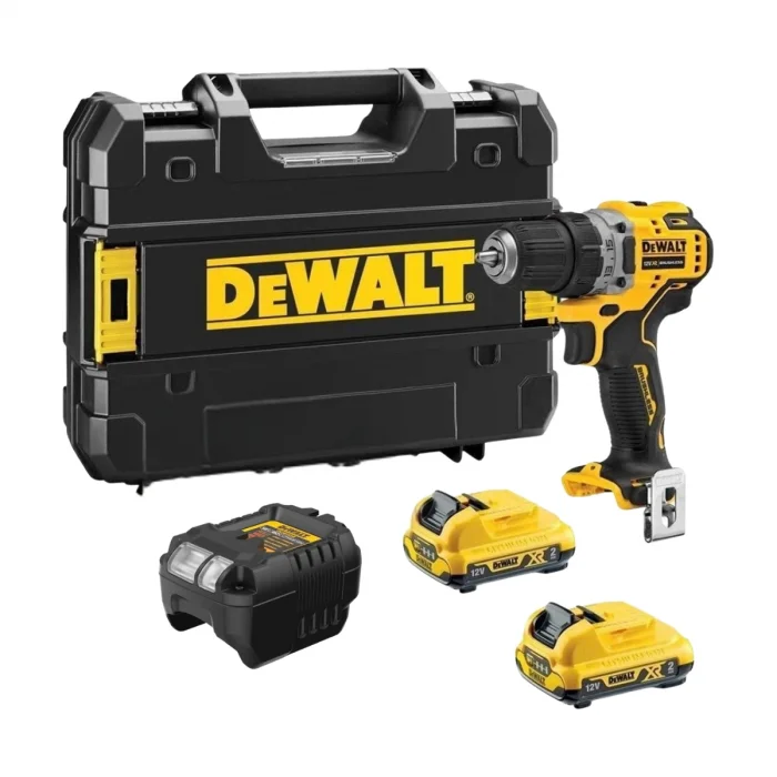 DeWalt DCD701D2-QW 12V 2.0Ah Çift Akülü Şarjlı Vidalama 57.5 Nm Güç