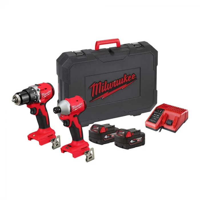 MİLWAUKEE M18 BLCPP2A-402C 2li Akülü Set (BLPDRC-BLIDRC