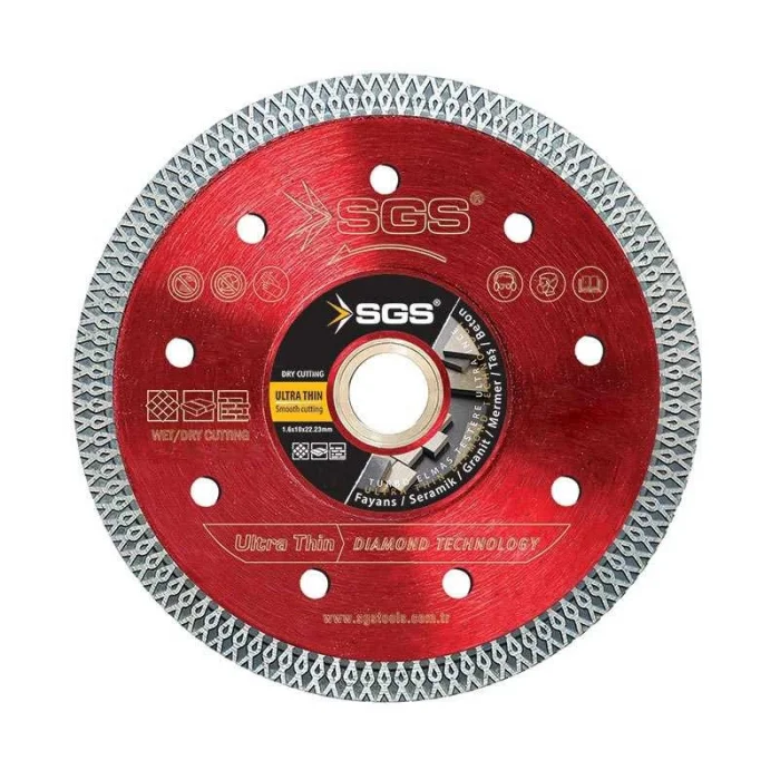 SGS Turbo Elmas Testere Ultra Hassas Kesici 180MM SGS2266