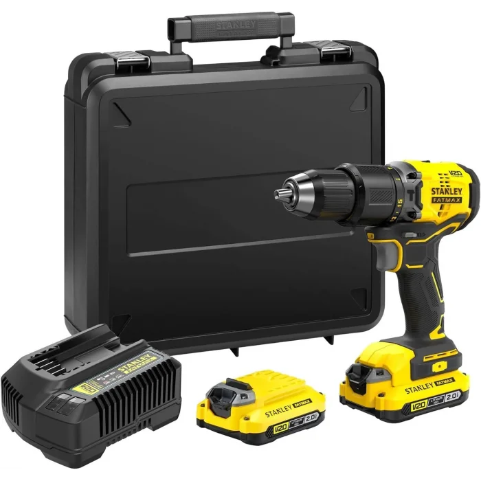 Stanley SBD715D2K Şarjlı Kömürsüz Darbeli Matkap 18V 2.0 Ah