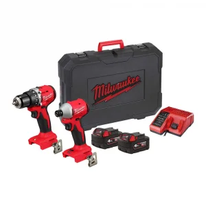 MİLWAUKEE M18 BLCPP2A-402C 2li Akülü Set (BLPDRC-BLIDRC
