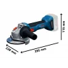 Bosch GSR 18v-45 + Bosch GWS 18v-8 + Bosch GBH 18v-22 3x4.Ah Set 0615A5007L