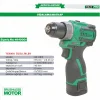Haispro RB-DB16 Profesyonel Vidalama Matkap 16 V 2.0 Ah Çift Akülü