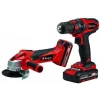 Einhell TC-TK 18 Li Kit CD+AG 1x1.5 Ah + 1x3.0 Ah Akülü Matkap + Taşlama