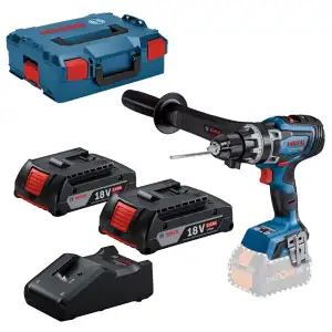 BOSCH GSR 18V-150 C Professional Akülü Delme/Vidalama Makinesi 2X2Ah