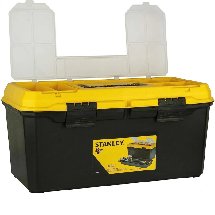 STANLEY 19 ŞEFFAF KAPAKLI ORGANİZE ALET KUTUSU
