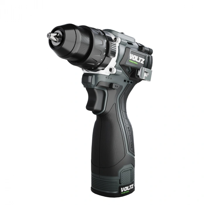 Voltz VZDR-16I Akülü Darbeli Maktap - 50NM - Kömürsüz - Ağır Hizmet - 10 mm Metal Mandren - LED Işık - Aya