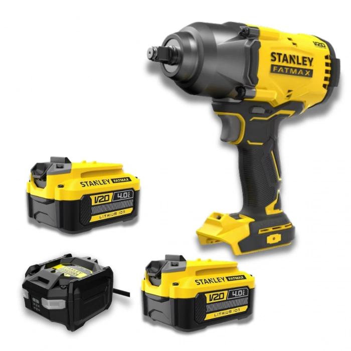 Stanley Fatmax SFMCF940 20V Akülü Kömürsüz Somun Sıkma 950Nm 2×4.0Ah Fatmax Akü+Şarj