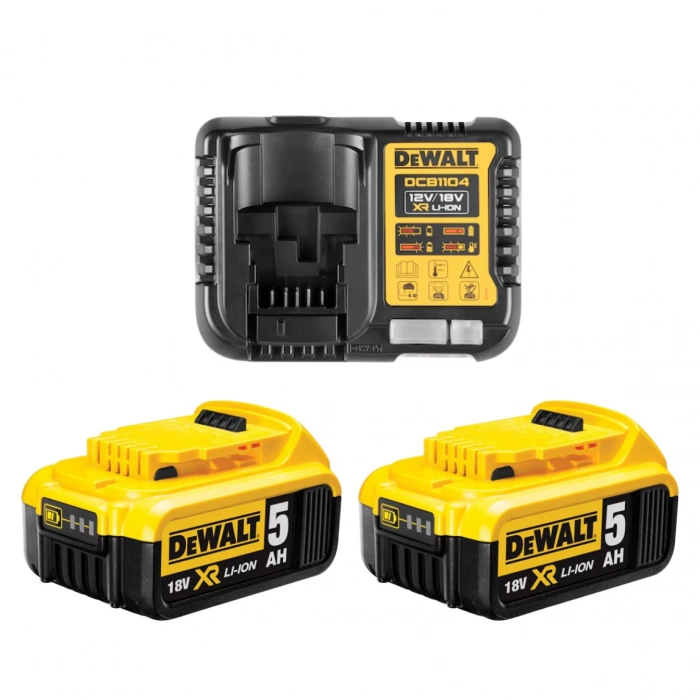 DeWalt DCD805P2T + DCF922NT 18V XR Süper İkili Set (2×5Ah Akü + Şarj + TSTAK)