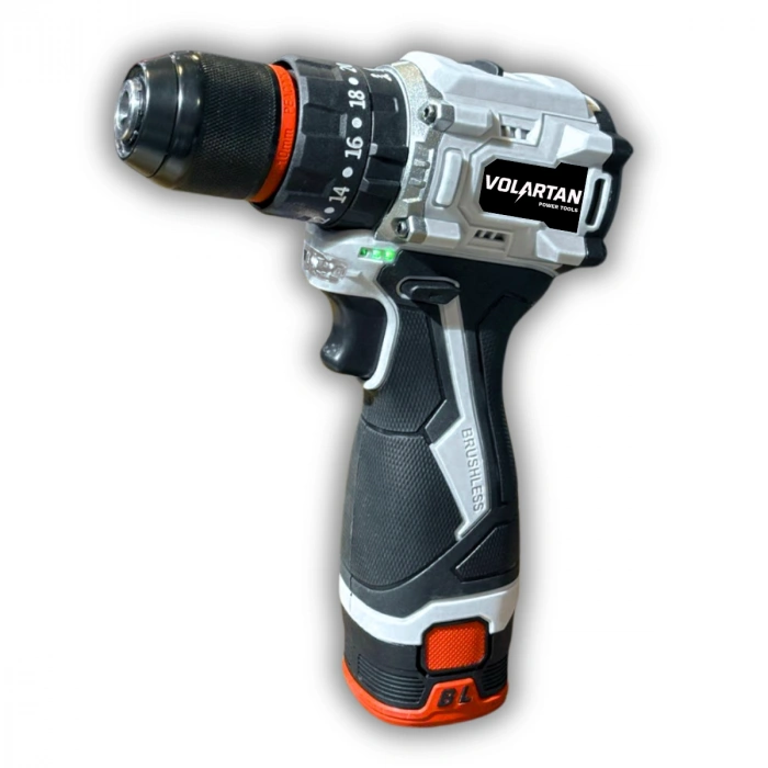 VOLARTAN Delta VTX-1010 Kömürsüz Akülü Darbeli Vidalama 2x2.0Ah 16.8V 2.0Ah