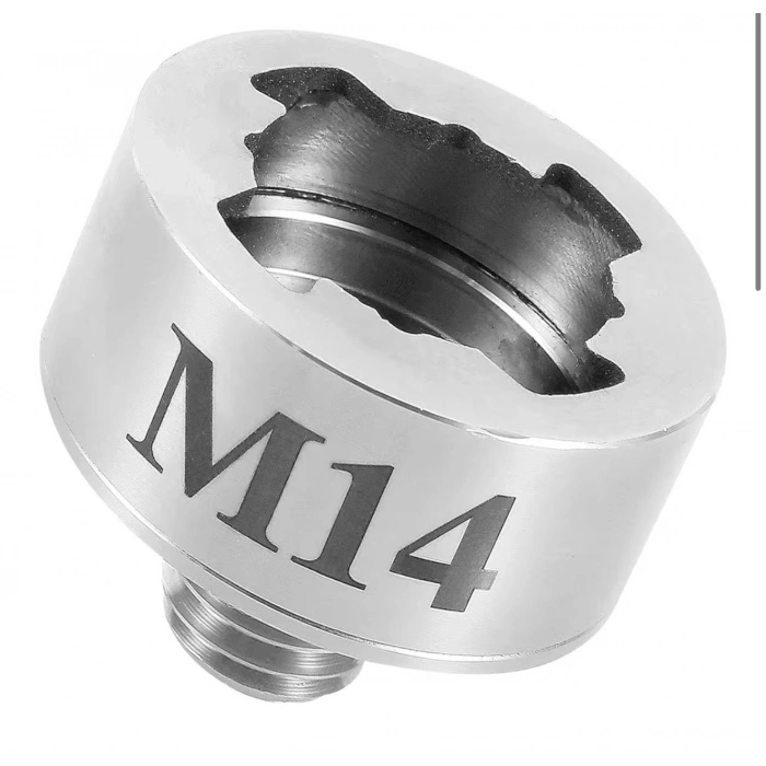 Volartan X-LOCK Adaptör M14 – Avuç Taşlama İçin XLOCK Dönüştürücü Başlık