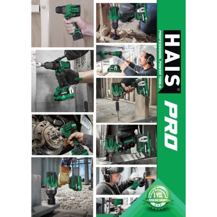 Haispro RB-SD1608-L Darbeli Vidalama Matkap 16 V 2.0 Ah 180nM