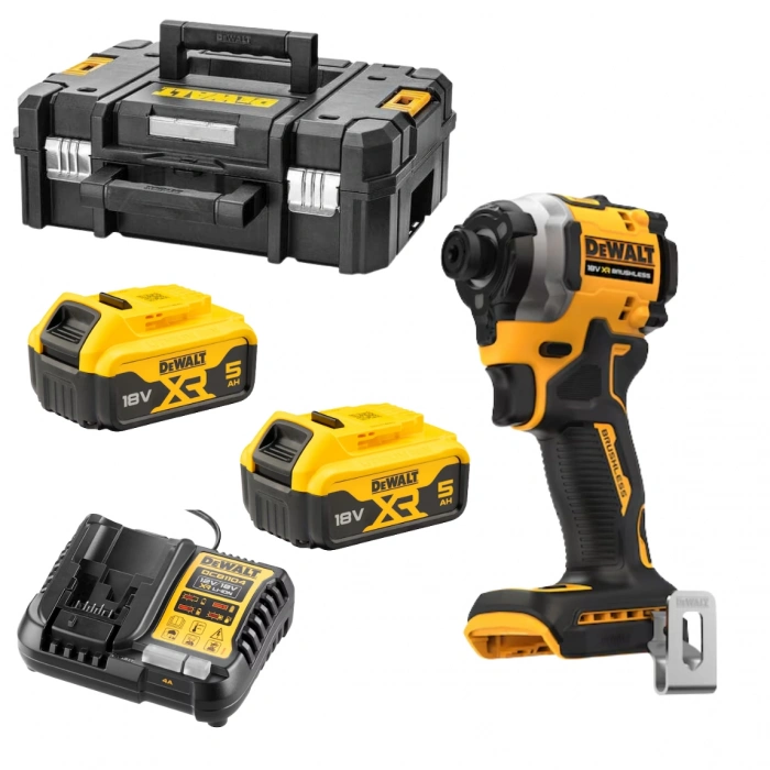 Dewalt DCF850P2T 18V 5 Ah Çift Akülü Darbeli Vidalama Makinesi