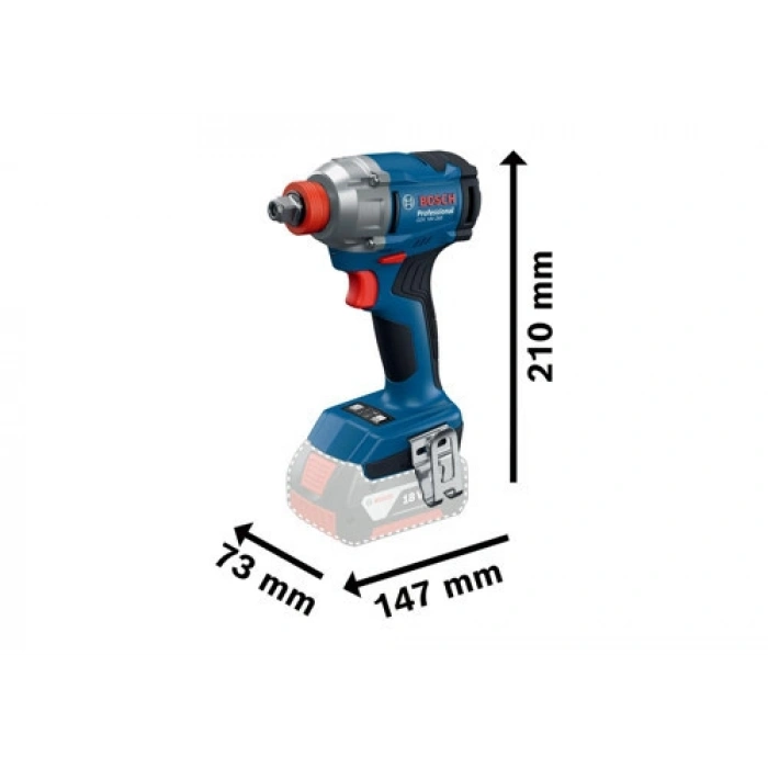 Bosch GDX 18V-285 Akülü Darbeli Somun Sıkma Solo (Akü Ve Şarj Aleti Dahil Değil)