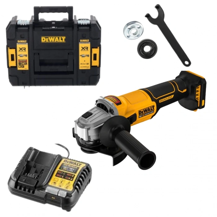 Dewalt DCG407 18V XR Kömürsüz Profesyonel Avuç Taşlama Makinesi - Solo