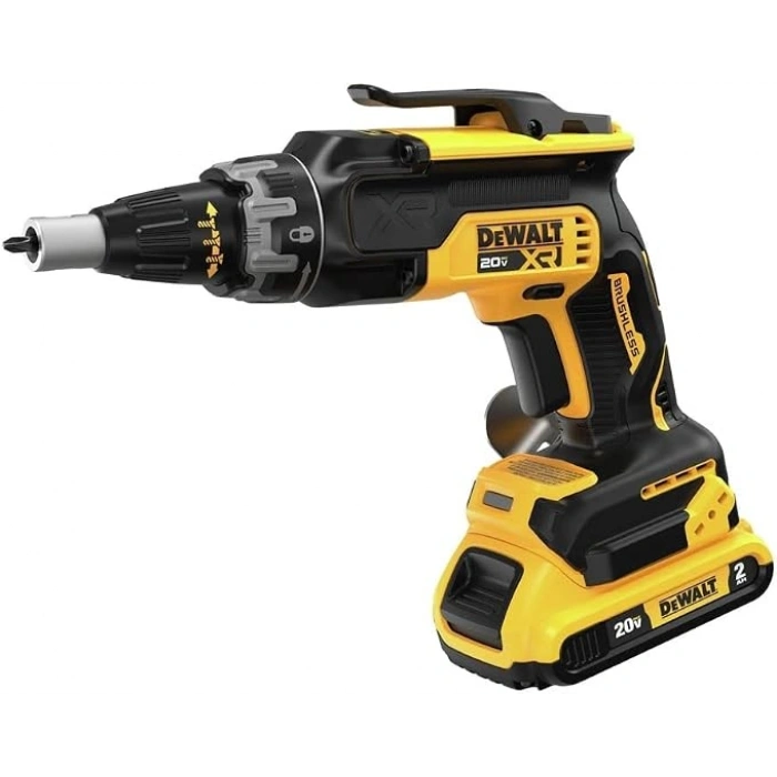 Başlık: DeWALT DCF630D2 18V XR Kömürsüz Alçıpan Vidalama – 2x2.0Ah Akülü