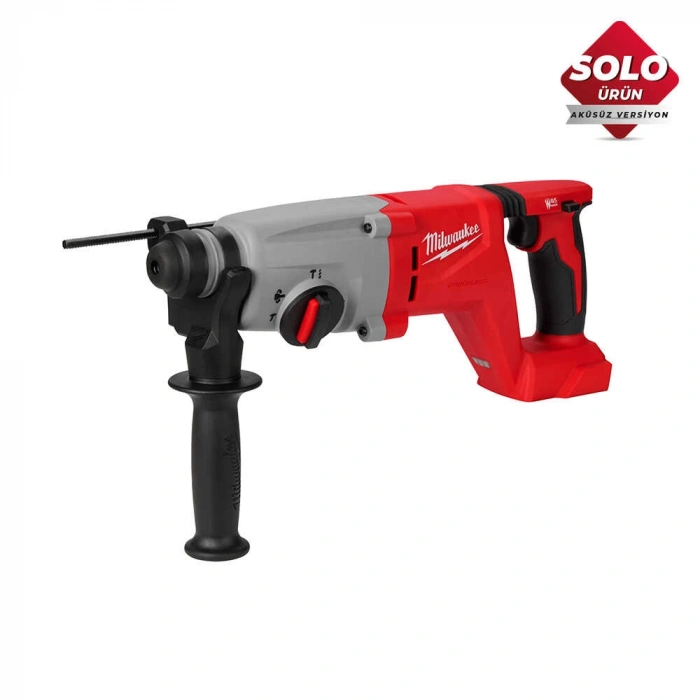 Milwaukee M18 BLHACD26-0X 18V 26 mm Kömürsüz SDS-Plus Akülü Kırıcı Delici – 2,6 Joule, Çantalı Solo