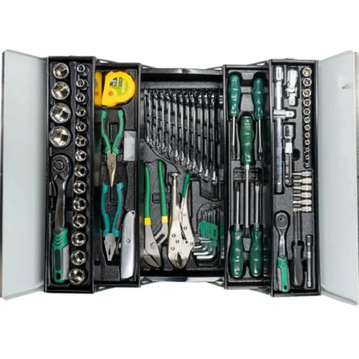 Dolu Takım Çantası Katlanır 5 Gözlü Dolu Metal Alet Çantası