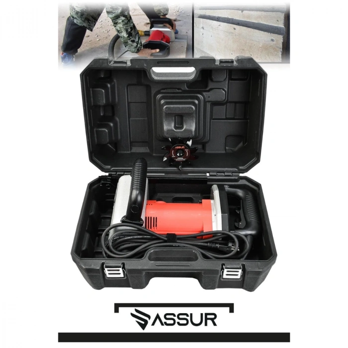 ASSUR Pro 2000w Kanal Açma Makinası Turbo Motor Kırmızı