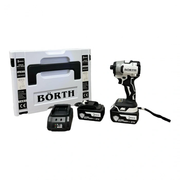 Börth Akülü 3-Lü Set Hilti & Taşlama & Torklu Vidalama