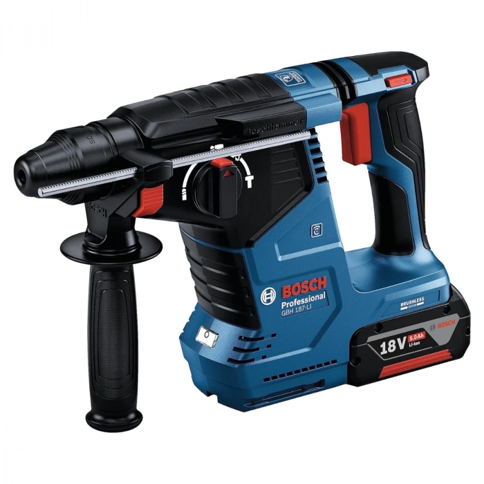 Bosch Gbh 187-LI ProfessionalAkülü Kırıcı-Delici(2x5.0Ah18V)