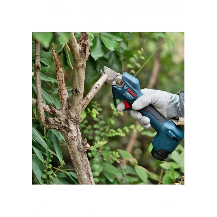 Bosch Pro Pruner 12 V 2 Ah Çift Akülü Dal Budama Makası + Bosch Taşıma Çantası