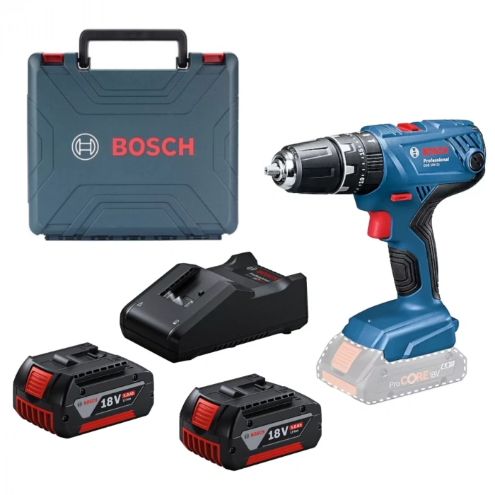 Bosch Professional (2x3Ah18V) Gsb 18V-21 Akülü Darbeli Delme Vidalama