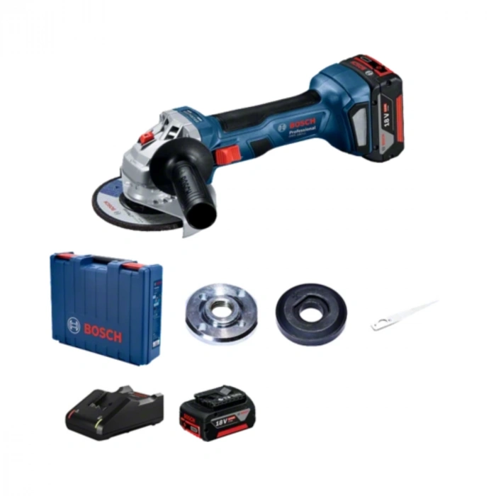 Bosch Professional GWS 180-LI 2x4ah Çift Akülü Taşlama Makinesi
