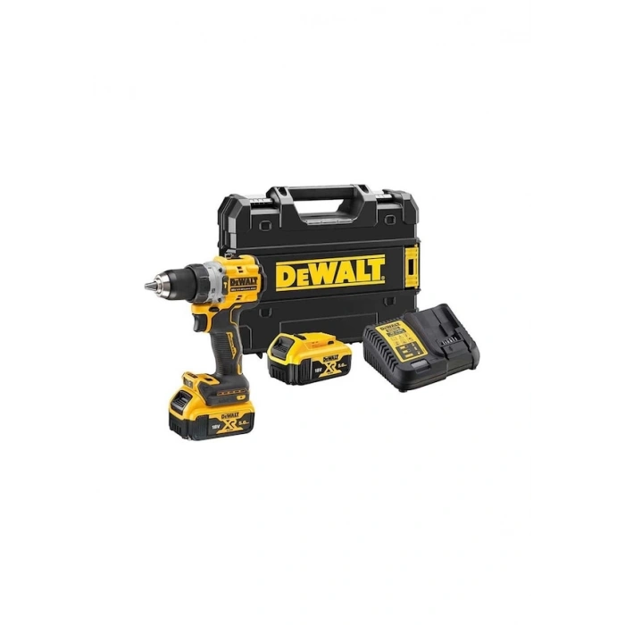 Dewalt Dcd805p2t 18V 5.0Ah Li-Ion Kömürsüz Çift Akülü Darbeli Matkap