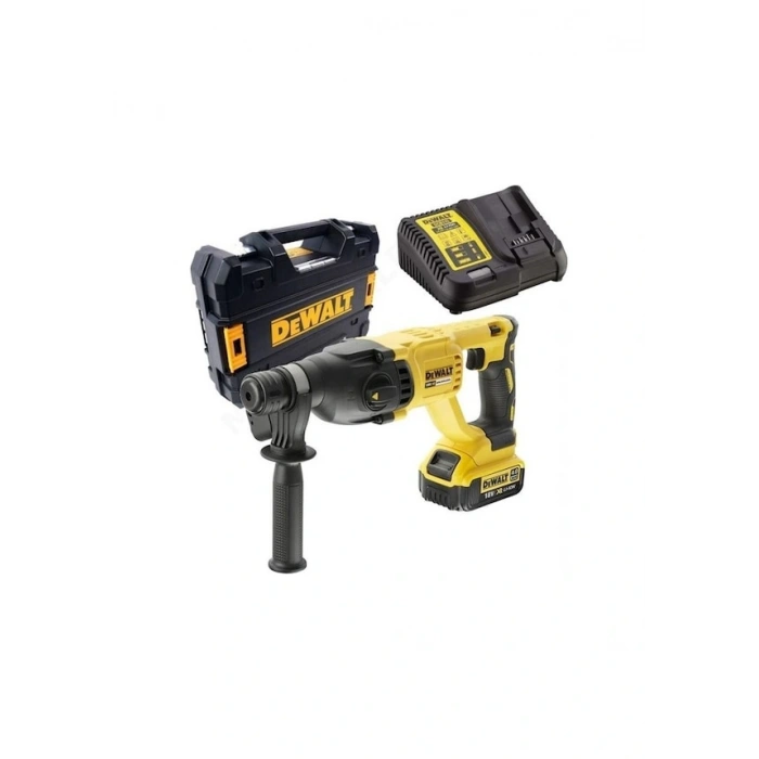 Dewalt DCH133M1-QW 18V 4Ah Li-Ion Akülü 2.6J Kömürsüz Sds-Plus Kırıcı Delici Pnömatik Matkap