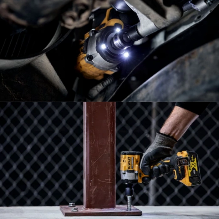 DeWALT DCF922 18V XR Kömürsüz Somun Sökme Seti (2x4.0Ah Akü + Şarj Aleti + Çanta)