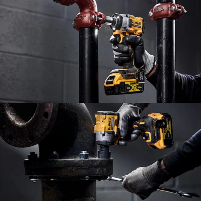 DeWALT DCF922 18V XR Kömürsüz Somun Sökme Seti (2x4.0Ah Akü + Şarj Aleti + Çanta)
