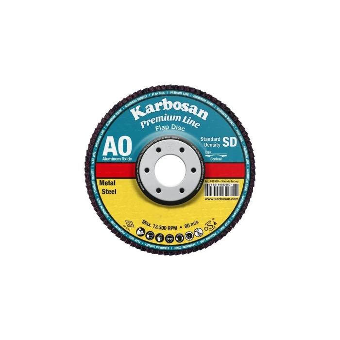 Karbosan 982980 Premium Line AO SD Flap 60 Kum Disk Zımpara
