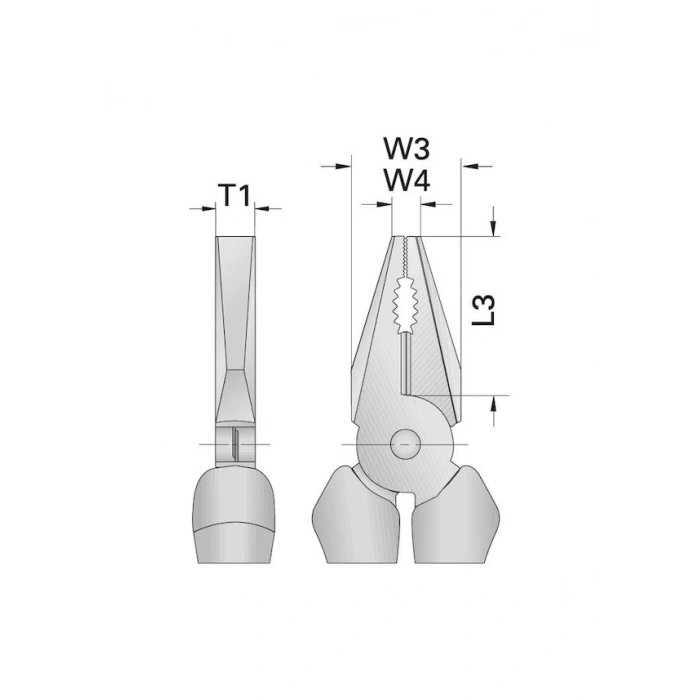 Gedore 8245-180 Jc Avrupa Modeli Kombine Pense 180 Mm