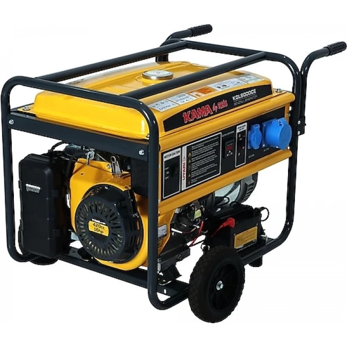 Kama KGL8000CE 8.1 kVA Benzinli Monofaze Jeneratör