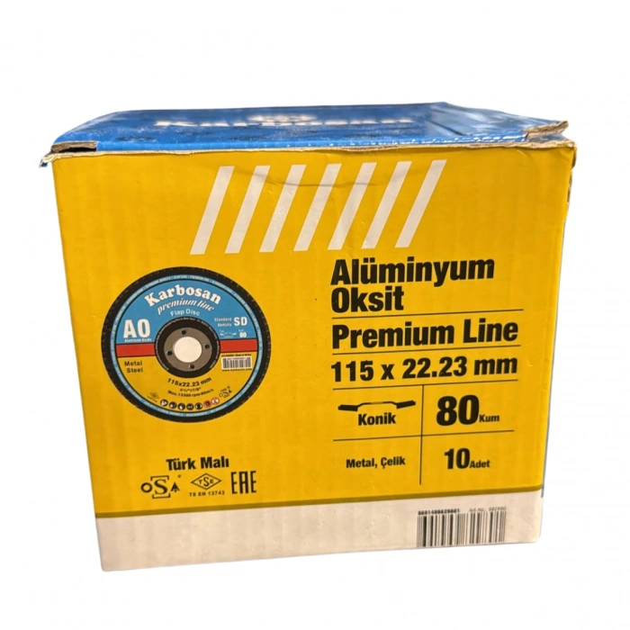 Karbosan 982980 Premium Line AO SD Flap 60 Kum Disk Zımpara