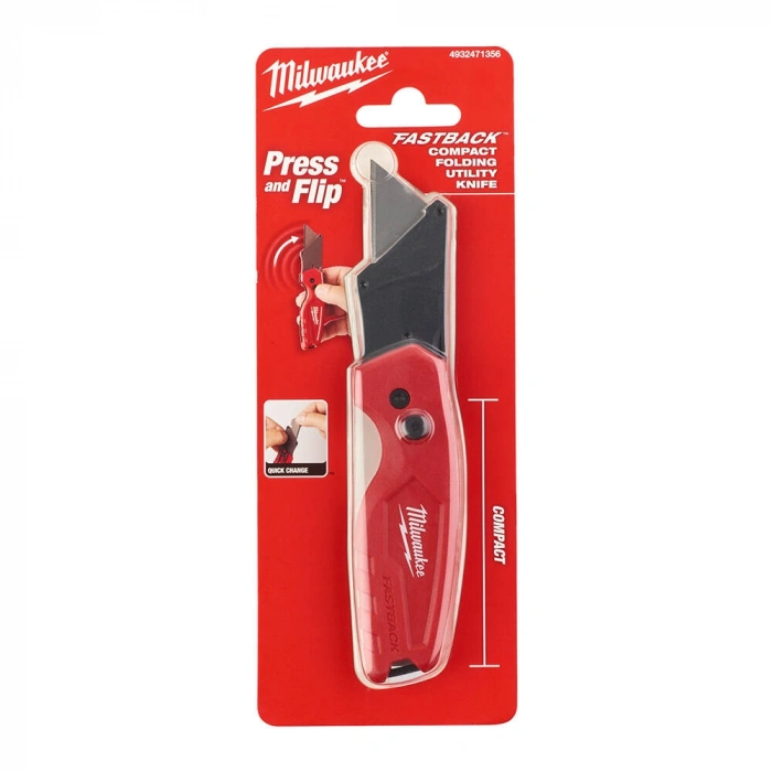 MİLWAUKEE FASTBACK KATLANIR KOMPAKT MAKET BIÇAK T4932471356