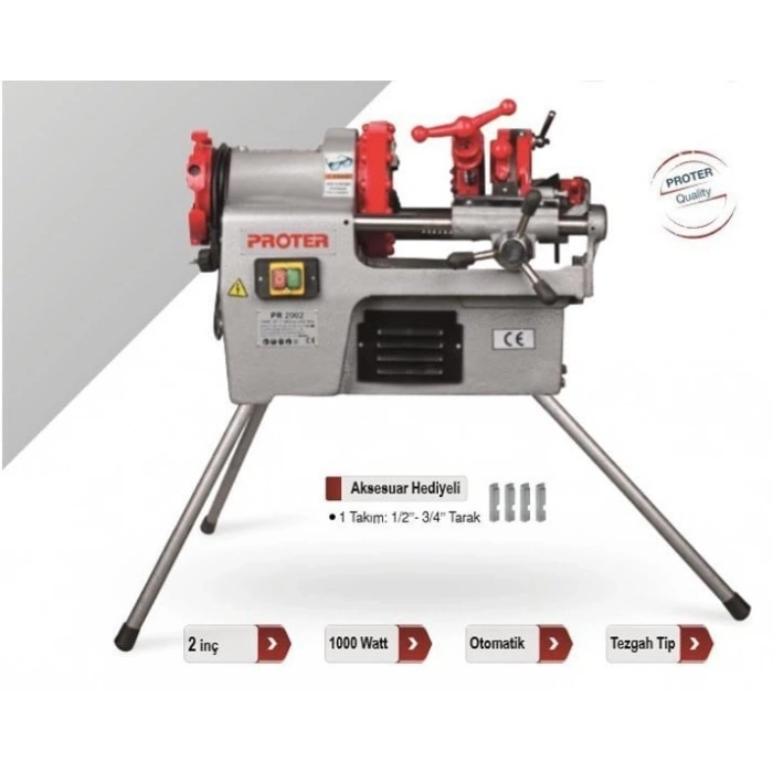 Proter 2 1000 W Tezgah Tip Pafta Makinası PR 2002