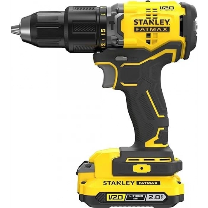 Stanley SBD715D2K-TR 18V 2.0Ah Çift Akülü Kömürsüz Darbeli Matkap