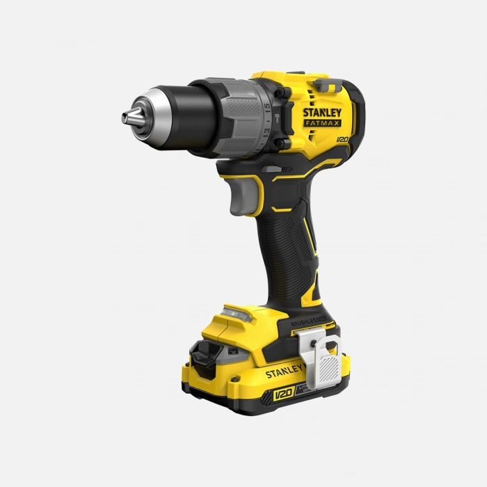 Stanley SFMCD726D2K-QW V20 18 V Çift Akülü Kömürsüz Darbeli Matkap