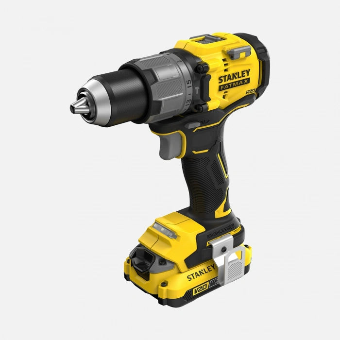 Stanley SFMCD726D2K-QW V20 18 V Çift Akülü Kömürsüz Darbeli Matkap