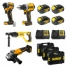 Dewalt 18V 4lü Set (Darbesiz Matkap, Torklu Vidalama, Taşlama, Kırıcı-Delici, 4 Akü, 2 Şarj Cihazı) 1 18V 4lü Set (Darbesiz Matkap, Torklu Vidalama, Taşlama, Kırıcı-Delici, 4 Akü, 2 Şarj Cihazı) 2 18V 4lü Set (Darbesiz Matkap, Torklu Vidalama, Taşlama, 