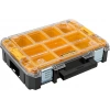 Dewalt TSTAK Organizer (su sıçramalarına karşı korumalı IP54, şeffaf, darbeye dayanıklı polikarbonat kapak, 10 farklı boyutta, 7,8 litre, TSTAK sistemi ile uyumlu)