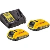 Dewalt DCD800D2T-QW Çift Akülü Kömürsüz Vidalama
