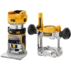 DEWALT DCW604N 18V XR Kömürsüz Çift Tabanlı Üst Freze / Kenar Tıraşlama (Akü/Şarj Cihazı Hariç)