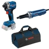 Bosch GDR 18V-215 (Solo) Professional - GGS 28 LP Professional Set