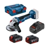 Bosch GWS 18V - 10 Professional Taşlama Makinesi (2x5.0Ah18V)-L-Box