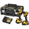 DEWALT x XR Profesyonel 18V Set (Kırıcı, Taşlama, Vidalama,Torklu, 4 Akü, 3 Çanta)